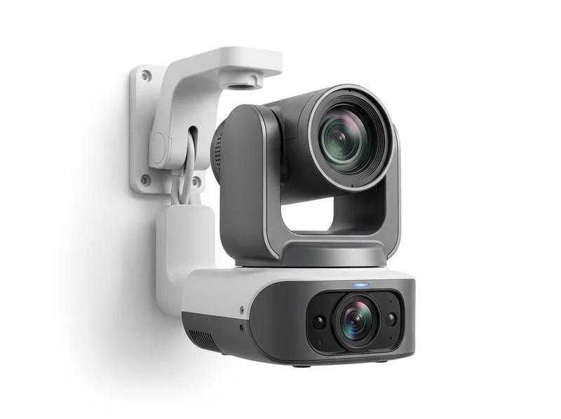 Dual-Lens Lecturer & Audience Tracking Camera